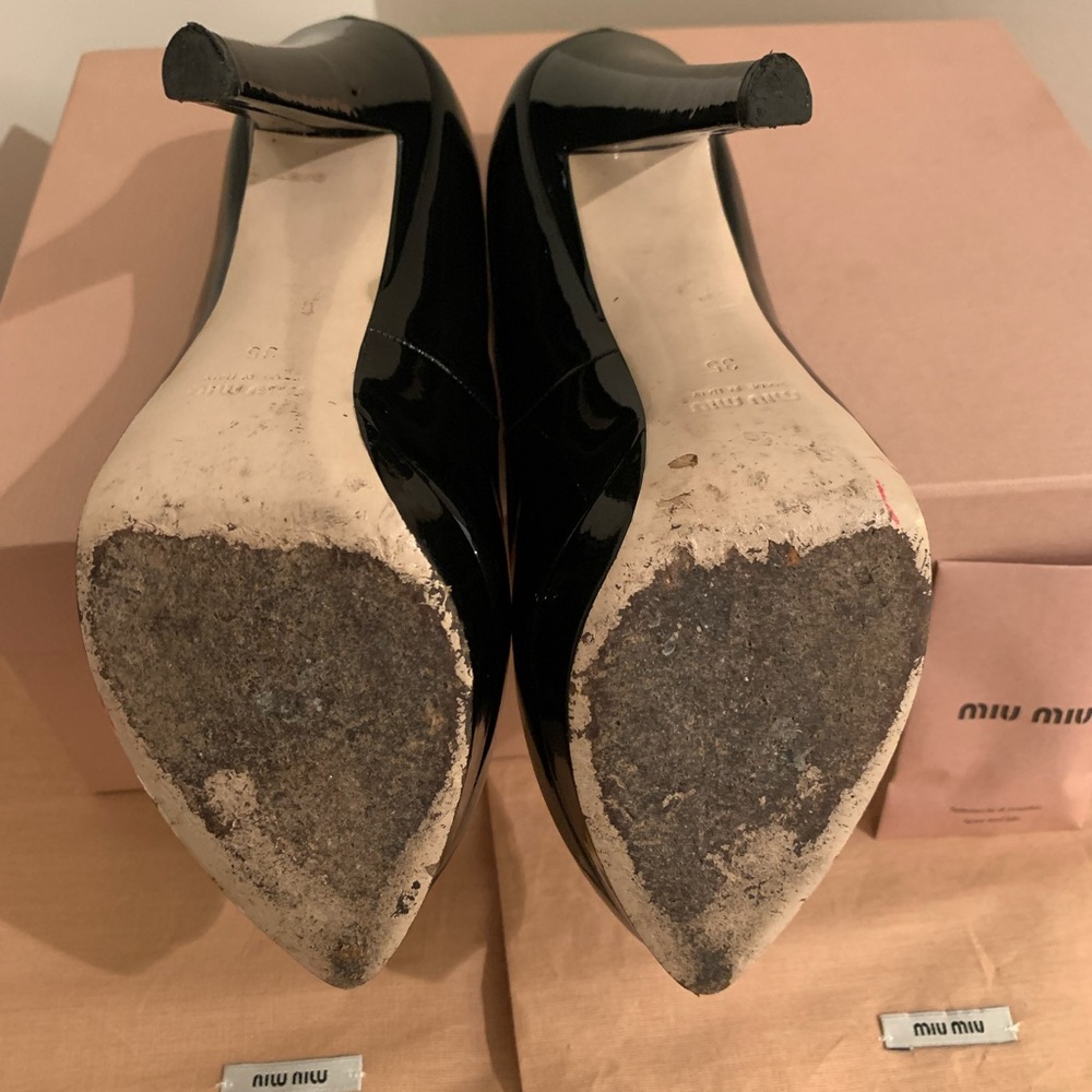 Miu Miu Vernice 2 platform pump - Picture 15 of 15